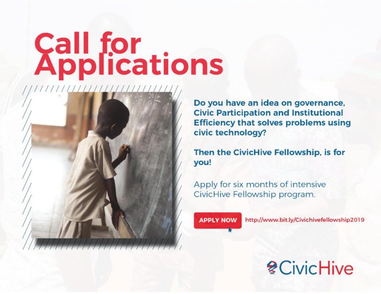 Applications are now open for the 2018/2019 Civic Hive Fellowship Program